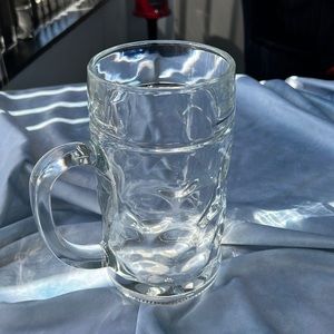 1 liter Dimpled Glass Beer 🍺 Mug